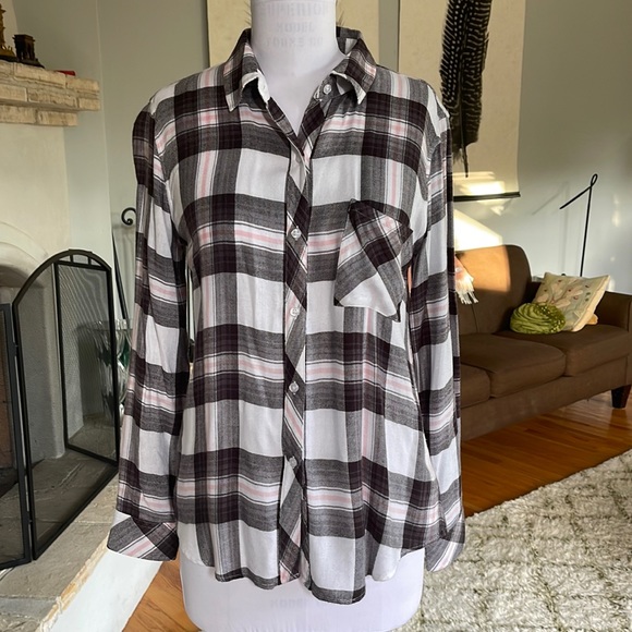 RAILS Plaid Button Up Small S EUC - Picture 1 of 6
